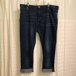 Express mid-rise Girlfriend jeans